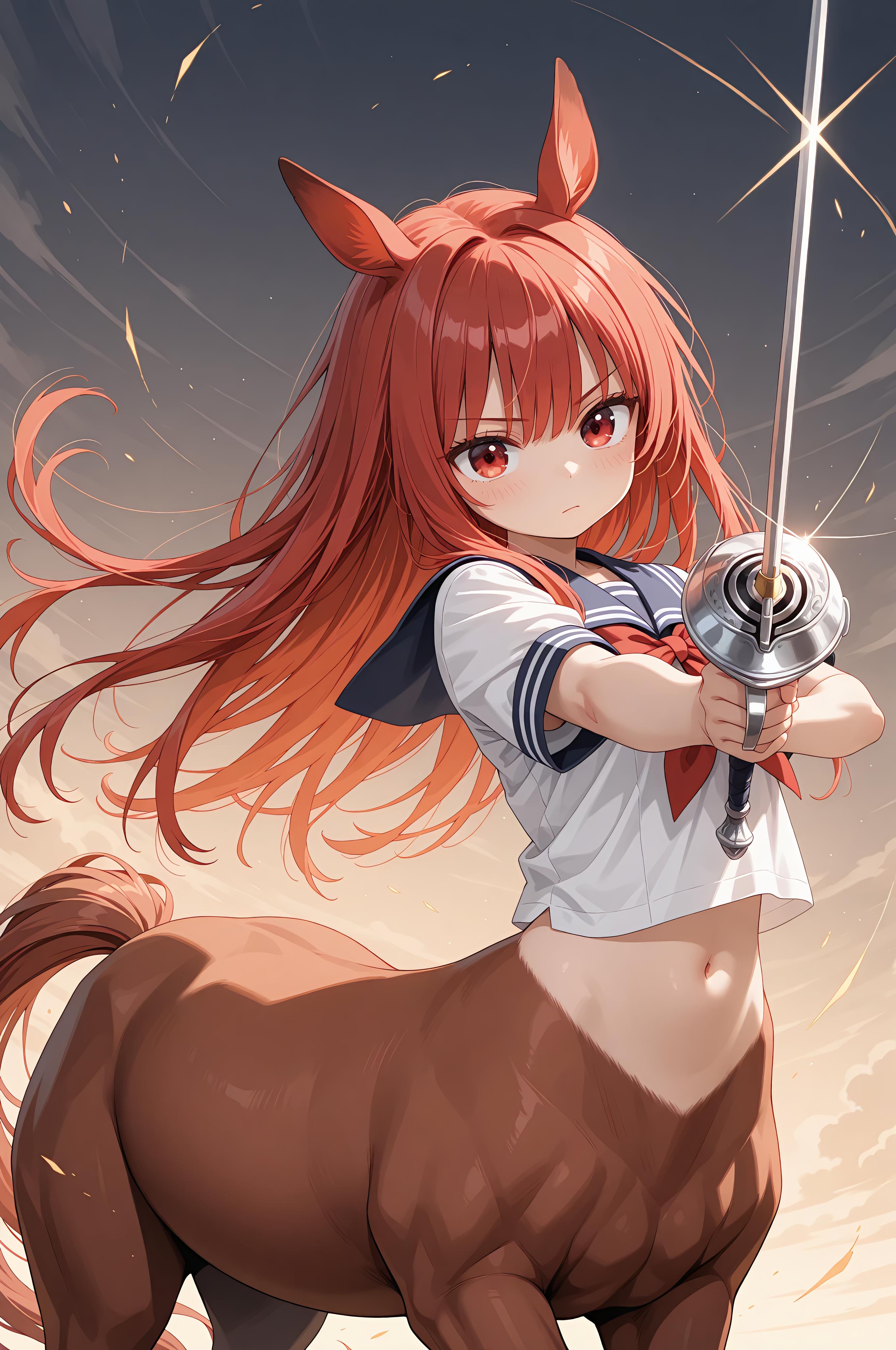 赤髪セーラーケンタウロス | の人気AIイラスト・グラビア