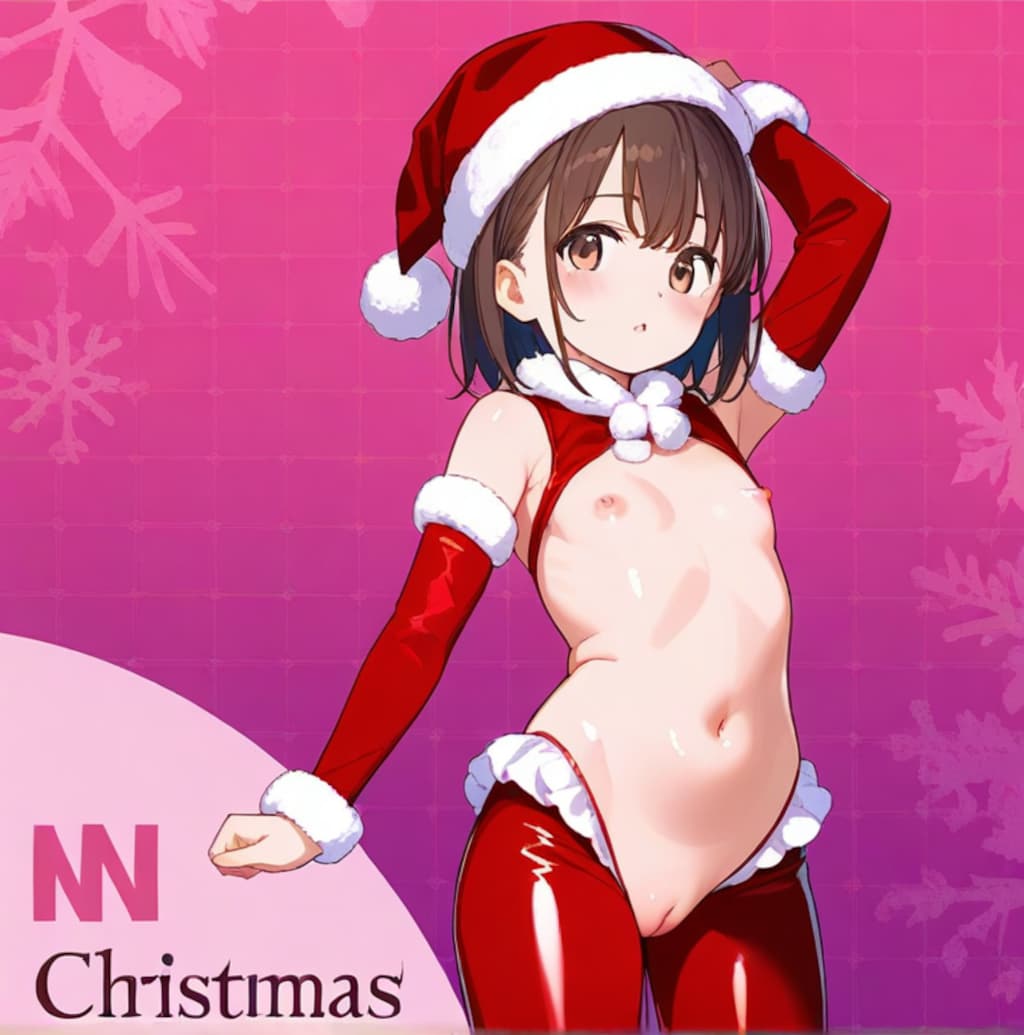 その２  丸出し逆衣装のサンタさん