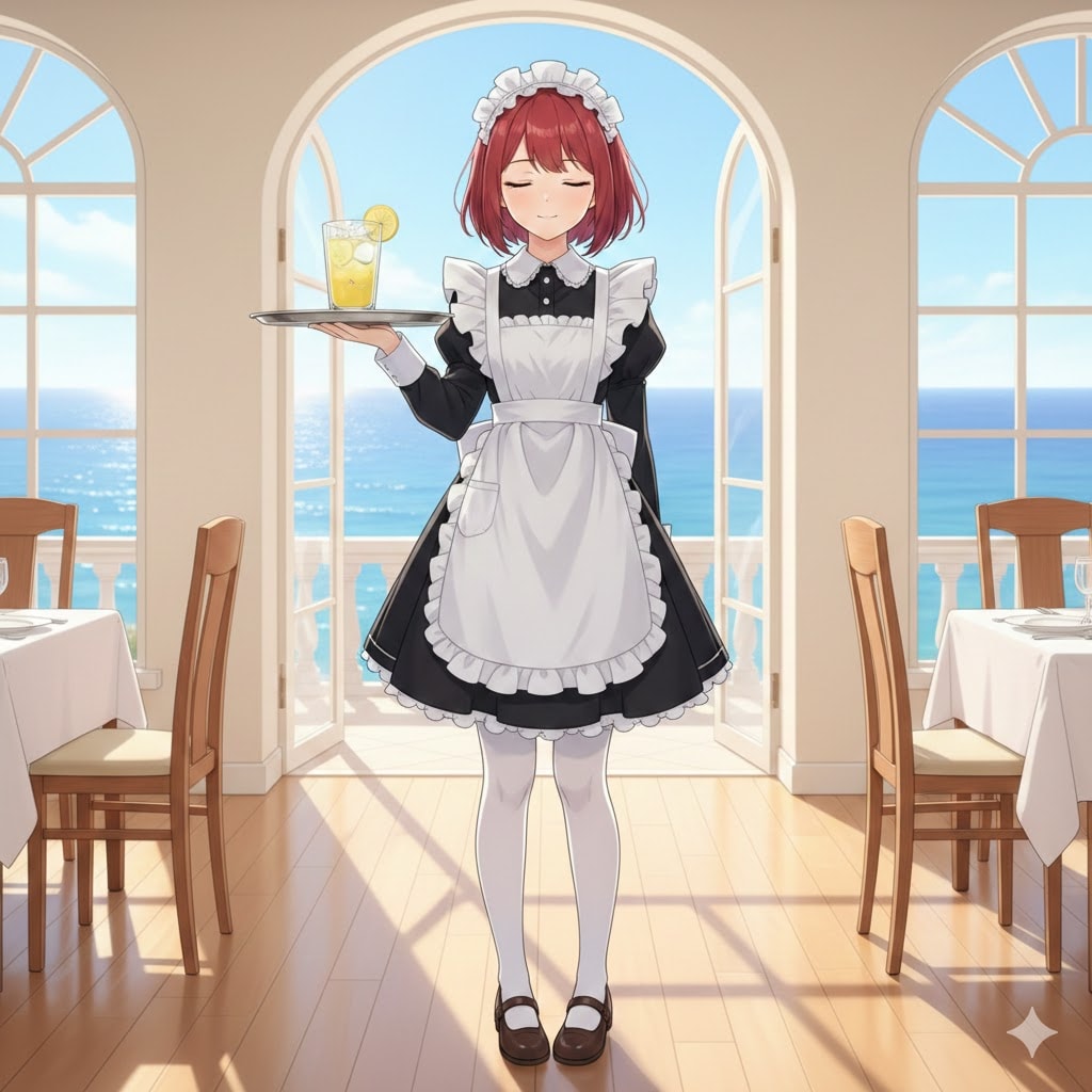 レストランでバイト | の人気AIイラスト・グラビア