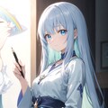 ミラさんの投稿企画[生成機能の子を描こう]を応援するのだーっ 2枚目