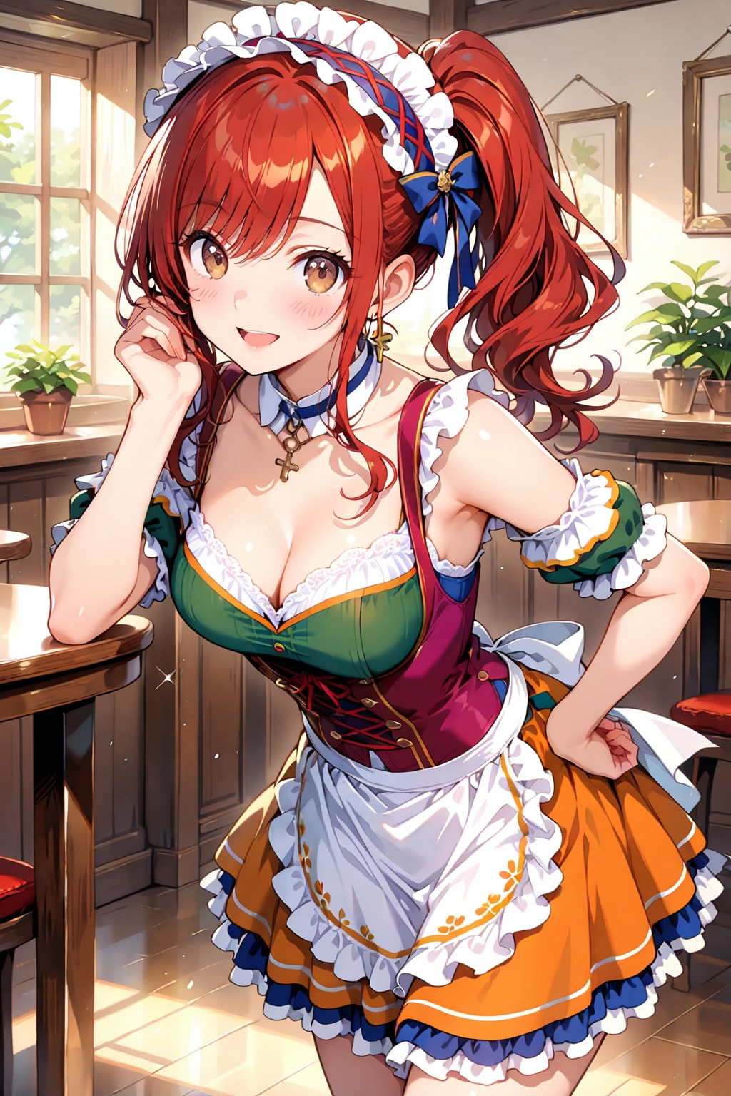 【撮影会】洋館のディアンドル娘 Z827