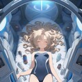 宇宙旅行も快眠は大切♪（試作その2） 3枚目