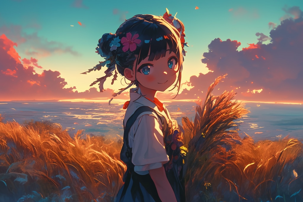 夕暮れのおだんごちゃん🍡✨147