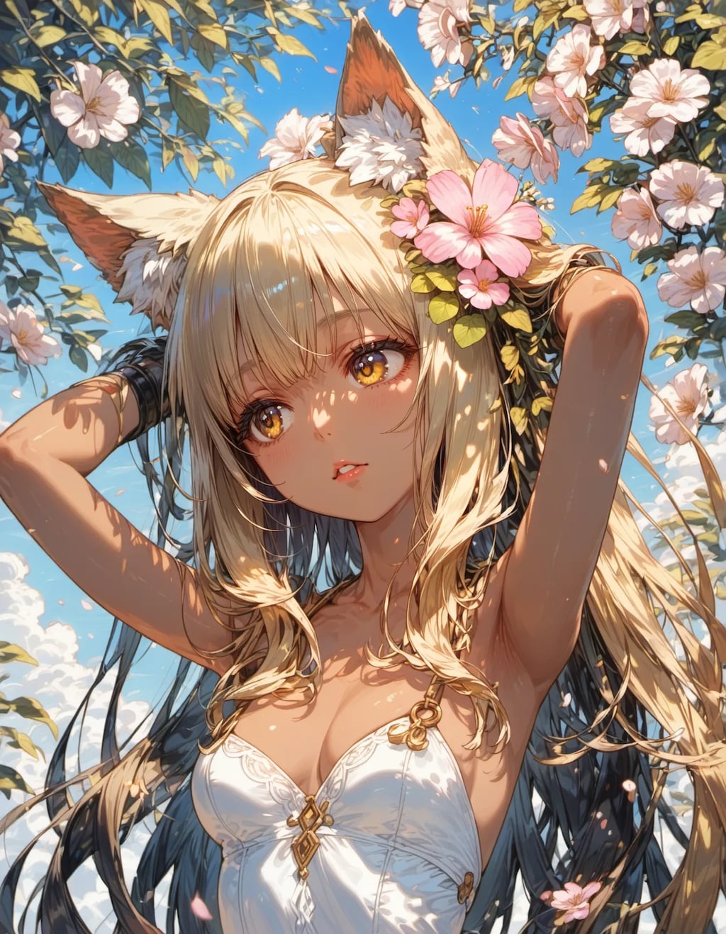 Golden Eyes in Bloom