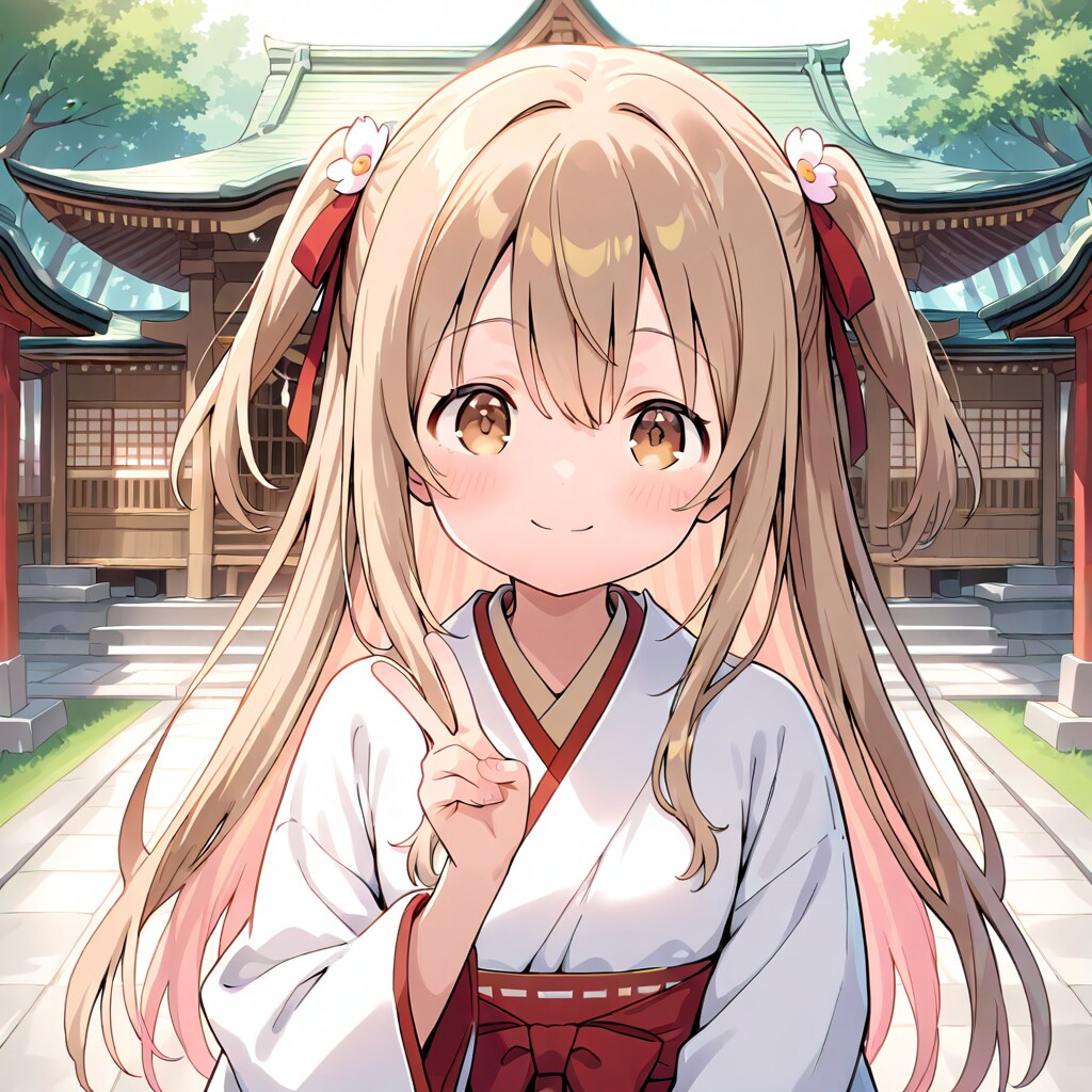 可愛い巫女さん | の人気AIイラスト・グラビア