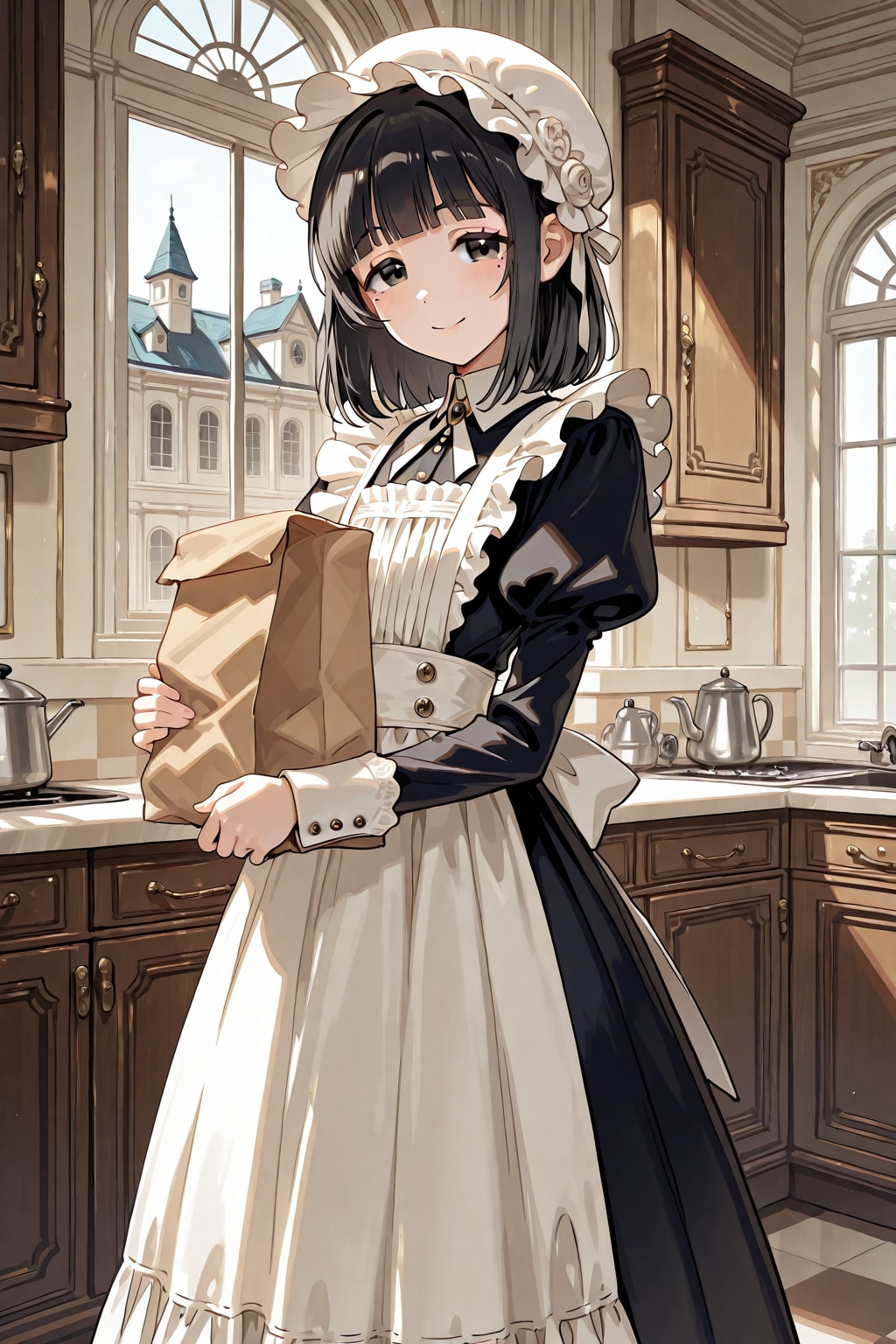 メイドさん２１９（ちせ） | の人気AIイラスト・グラビア