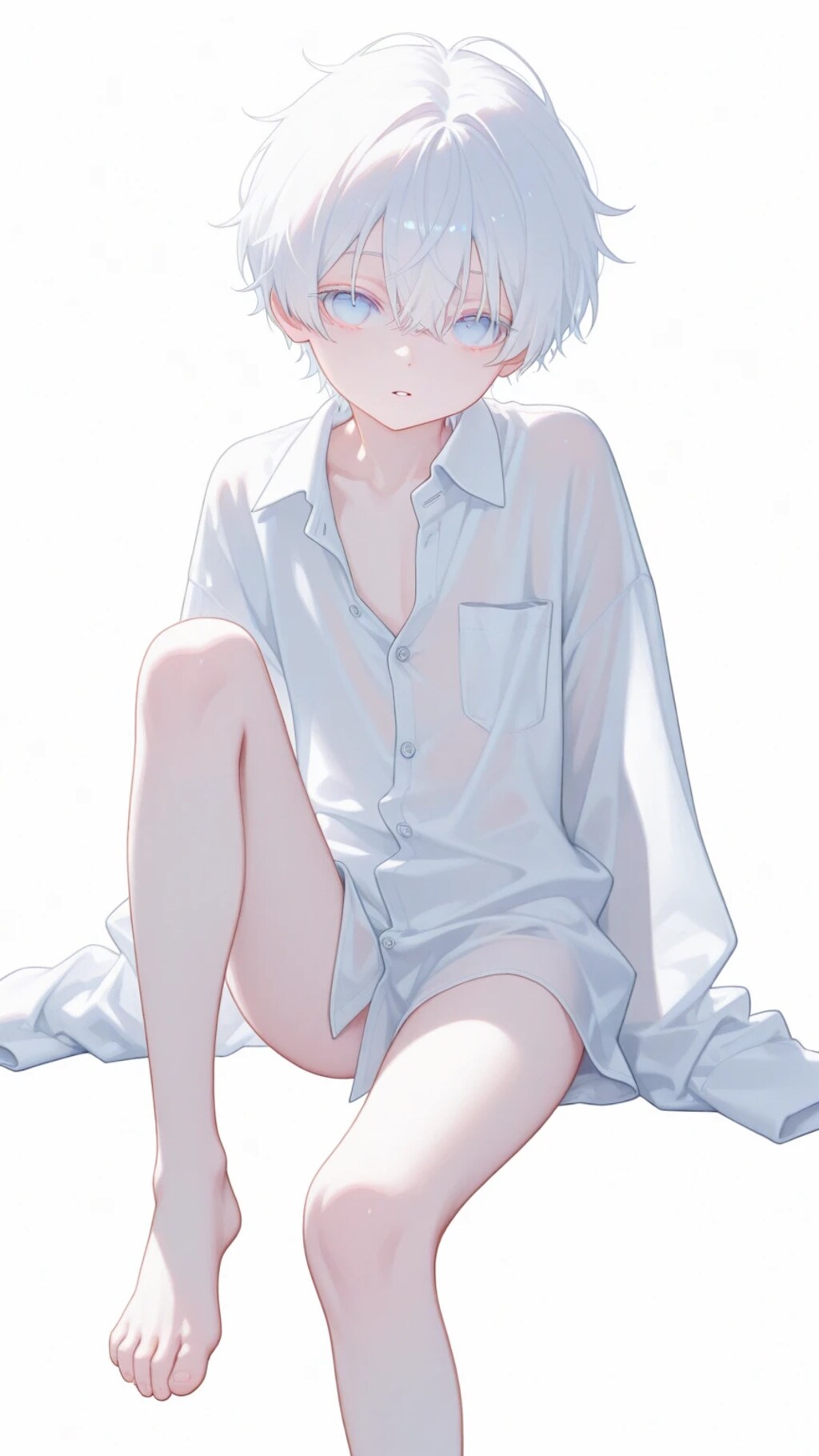 透けシャツ・白 5