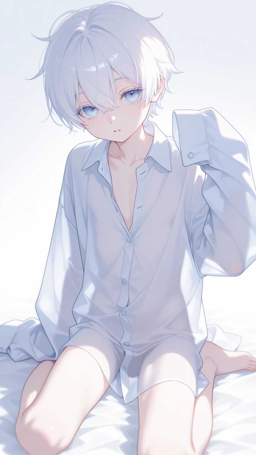 透けシャツ・白 5