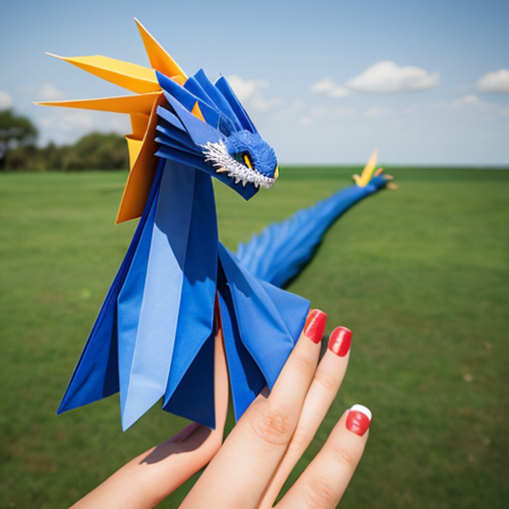 折り紙ドラゴン