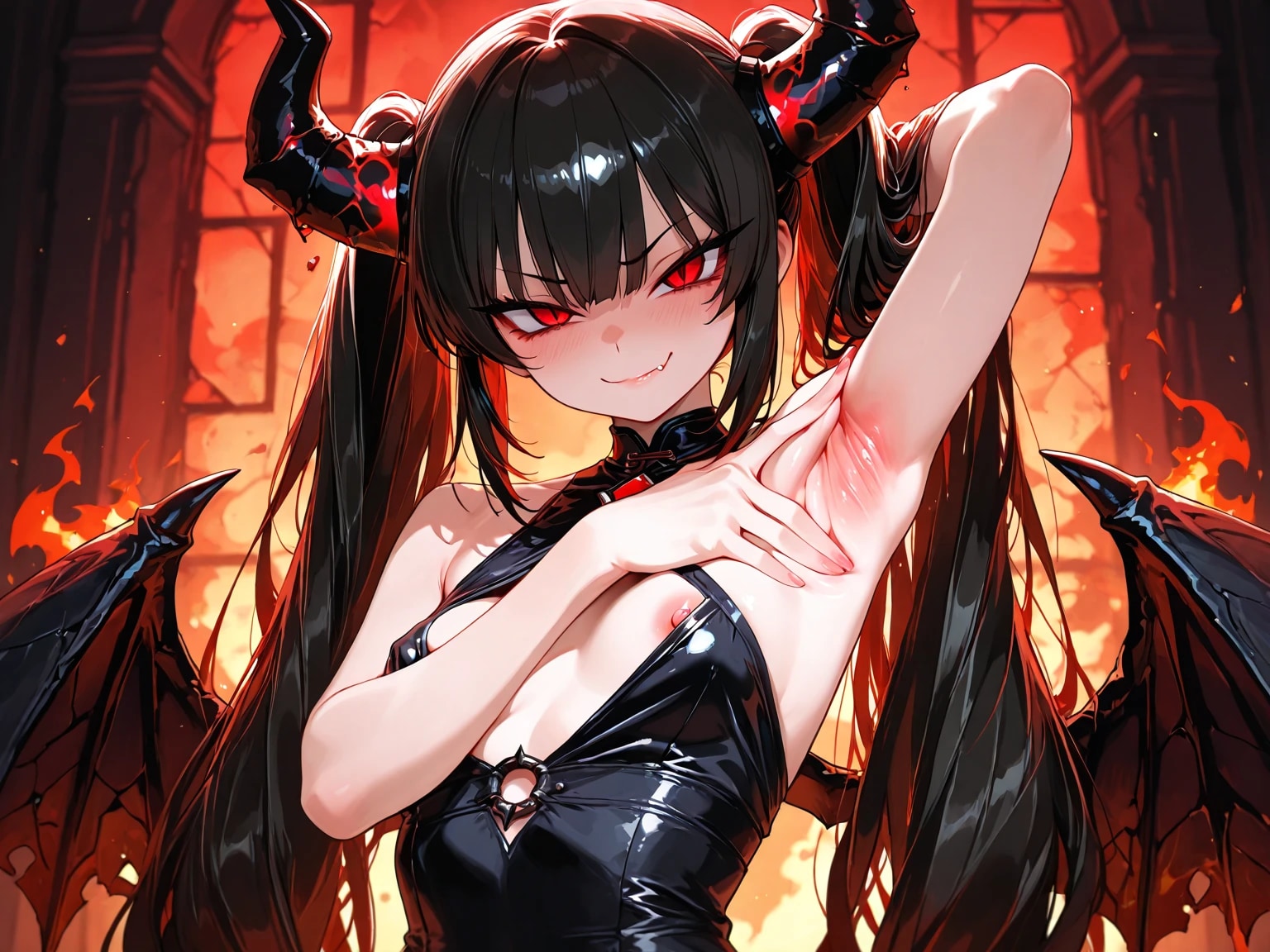 腋見せ