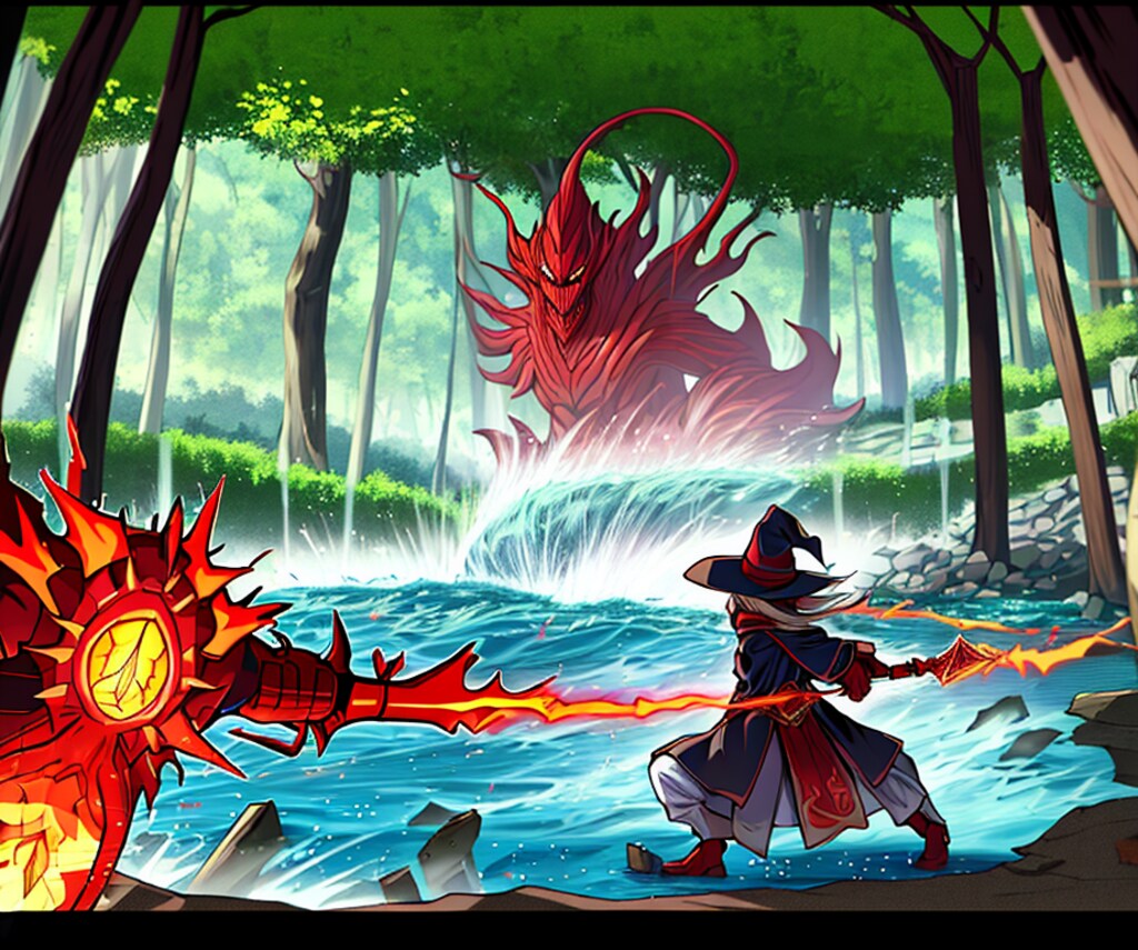 侵略者、謎怪　～法師が燃え上がる未知地帯の戦い