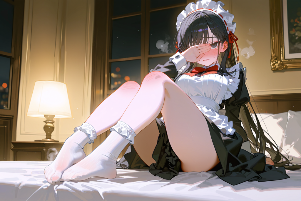 はっ…恥ずかしいんですケド…（足ゆびｷｭｯ❤