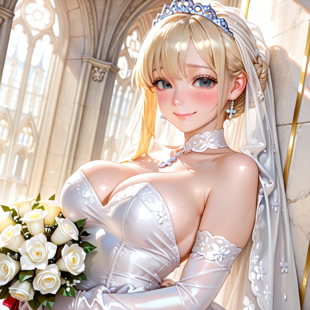 花嫁とブーケ3 | の人気AIイラスト・グラビア