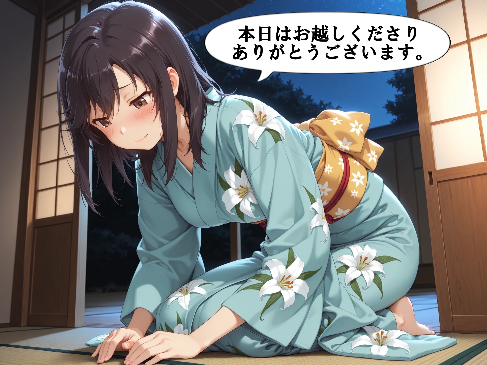 おもてなし亭 Vol.2 蛍小町（セリフ・擬音付きイラスト集）
