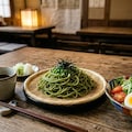 摩訶不思議食堂の茶そば膳 2枚目
