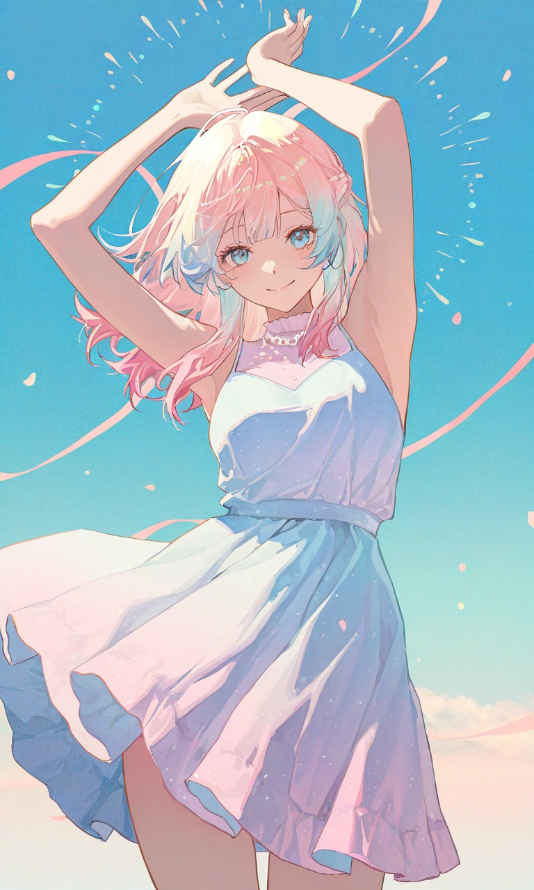桃色の舞 | の人気AIイラスト・グラビア