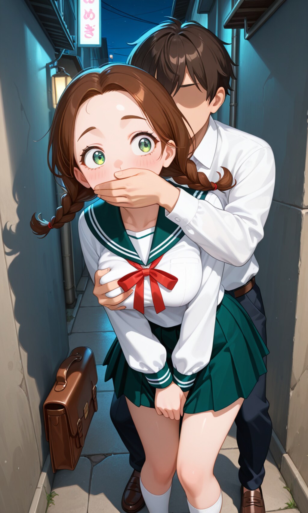 [お]そくなったかえりみち：がんばれサブ子ちゃん