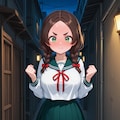 [お]そくなったかえりみち：がんばれサブ子ちゃん 9枚目