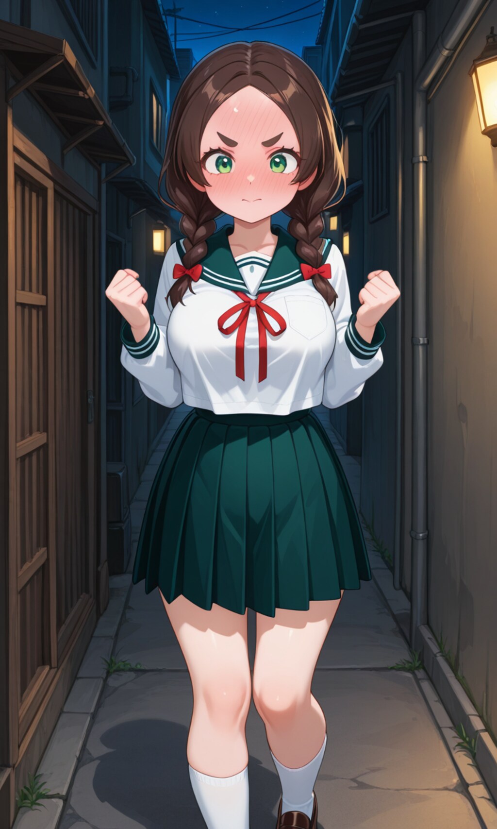 [お]そくなったかえりみち：がんばれサブ子ちゃん