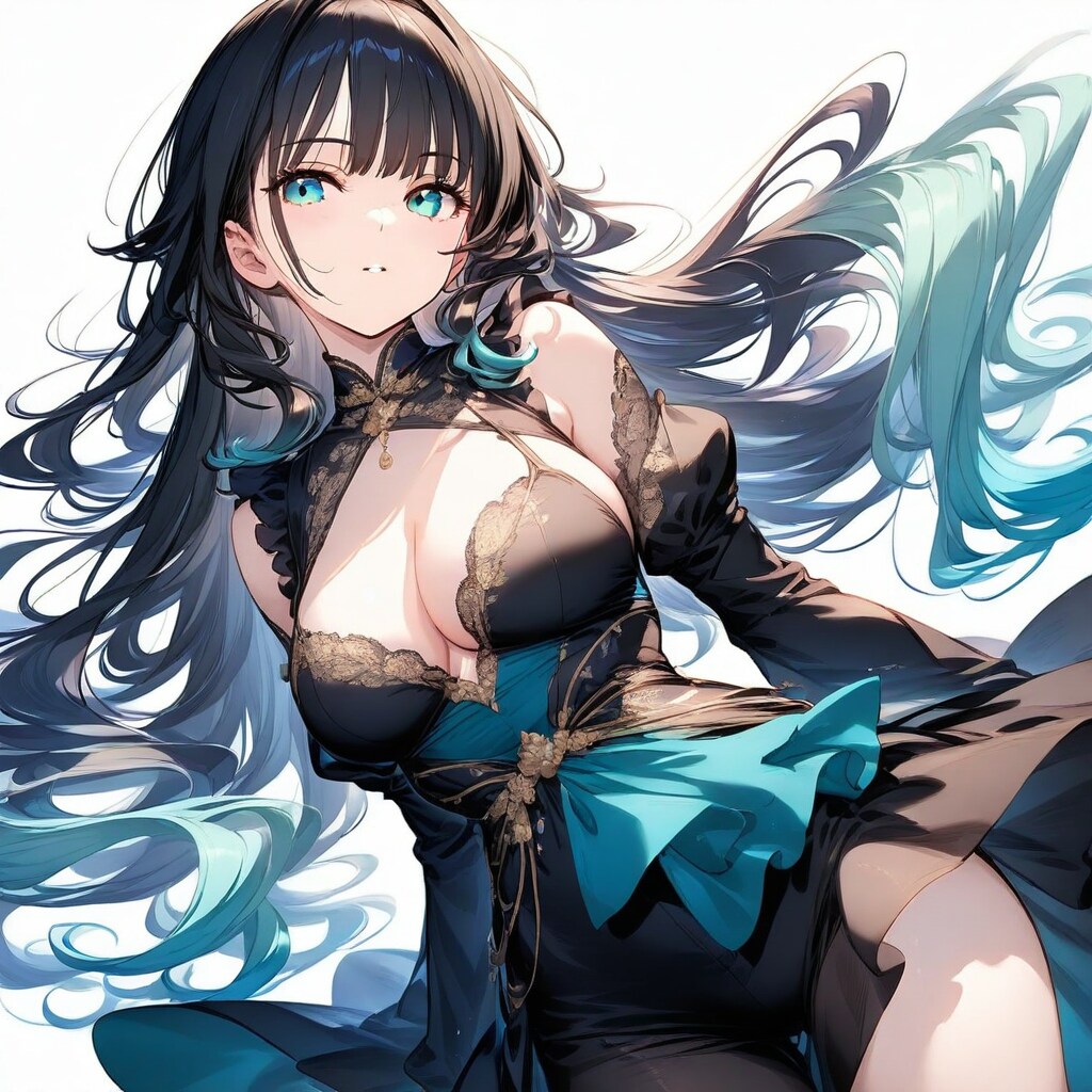 黒青の少女
