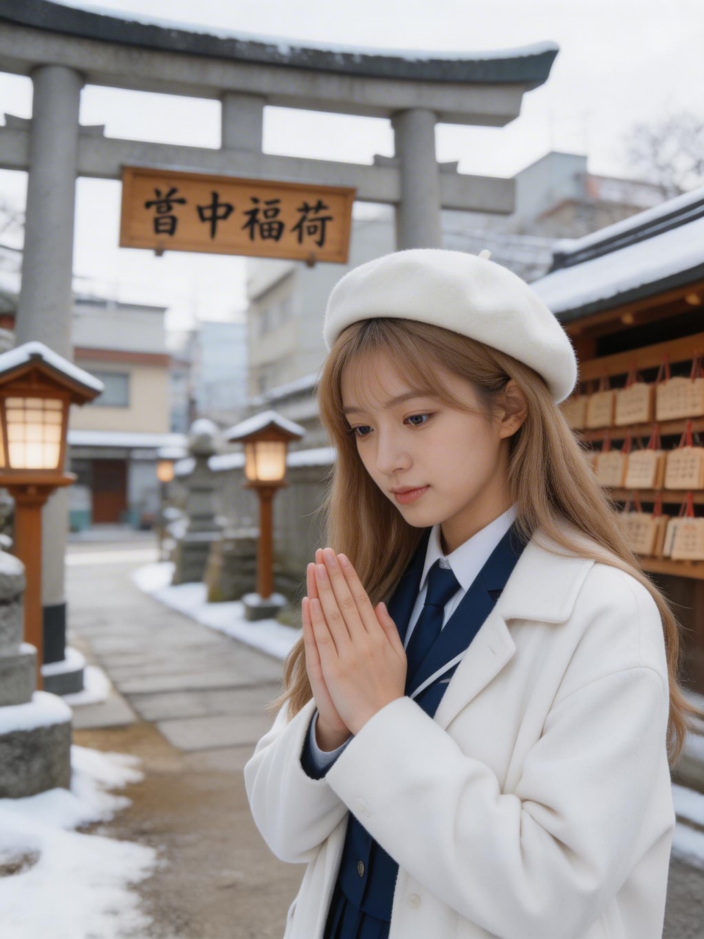 霜平妃のお参り