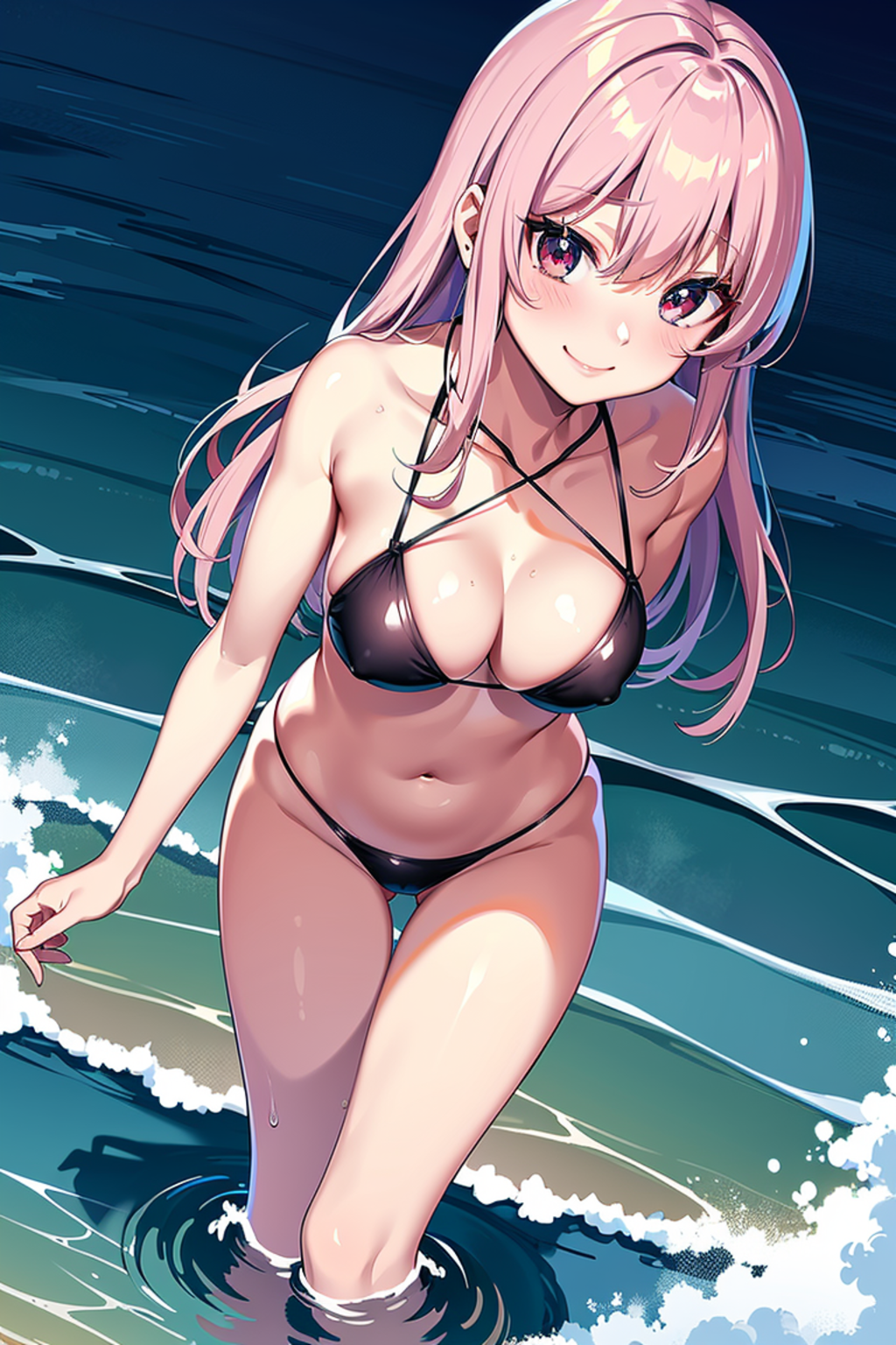 きれかわイラストビキニお姉さん