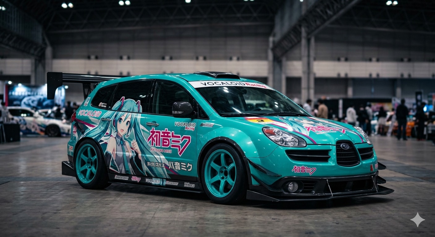スバルトライベッカ初音ミク痛車