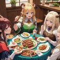 セントレイクの食事風景 6枚目