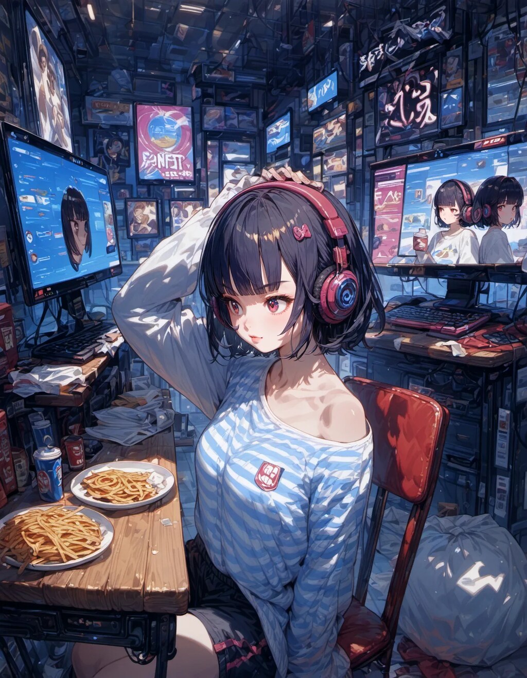 Logged Into Her World