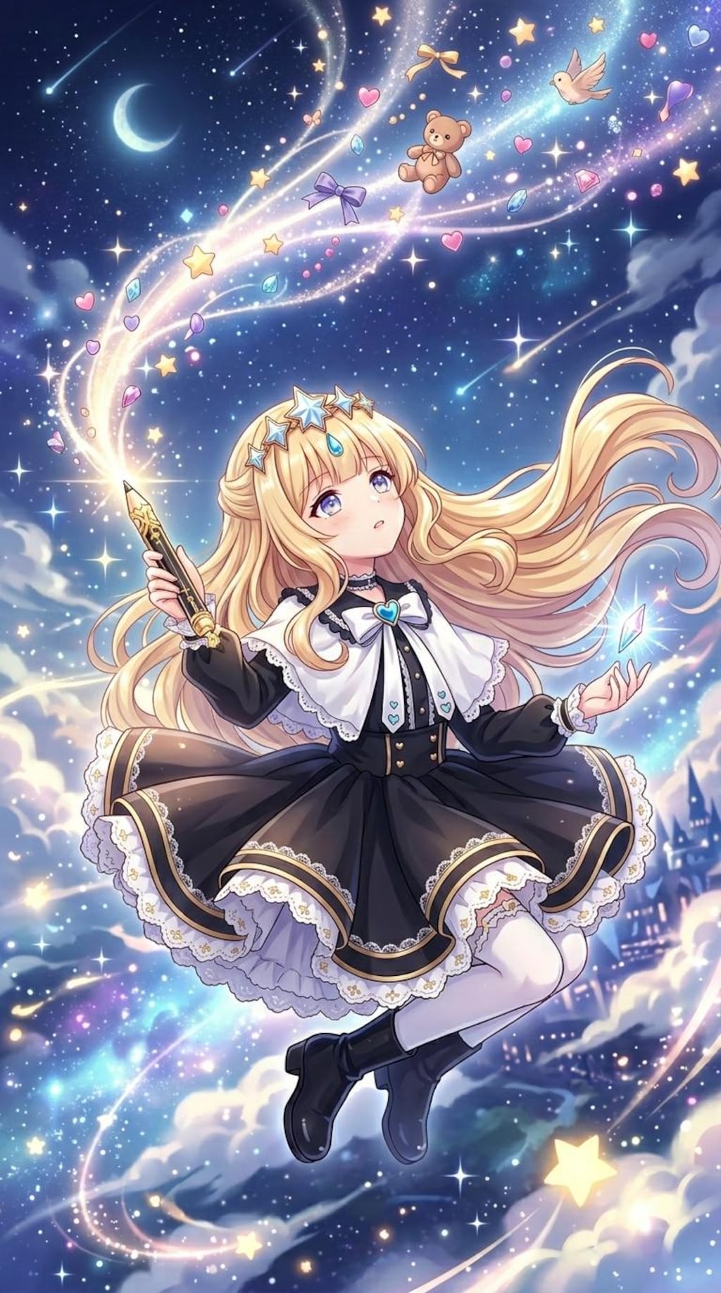 少女が描くのは？