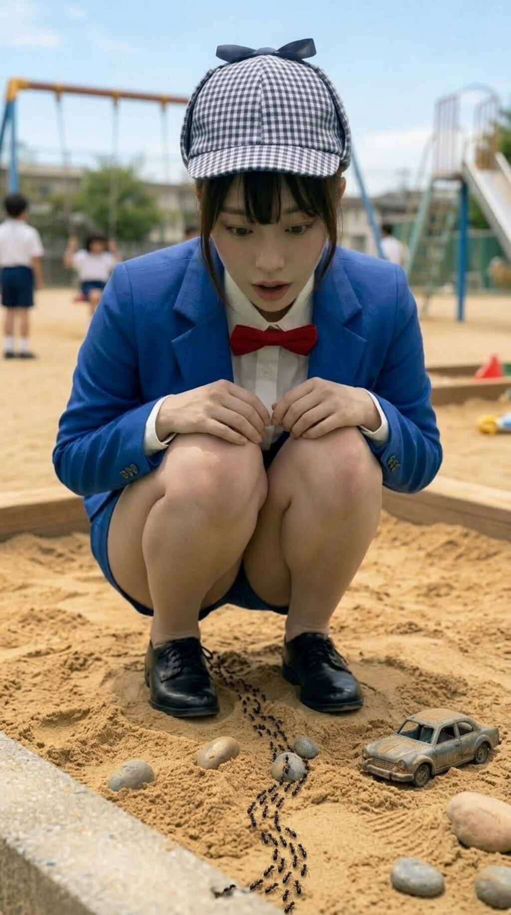 JKに転生したコナンくん(蟻の行列を発見!!)