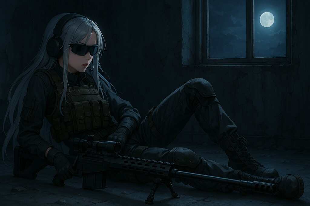 美女スナイパー　ー by #Copilot Ver. ー