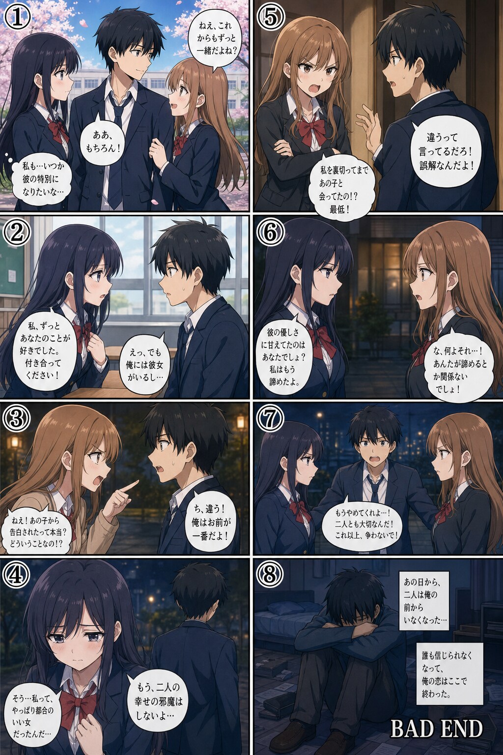 BAD END No.16『修羅場』 | の人気AIイラスト・グラビア