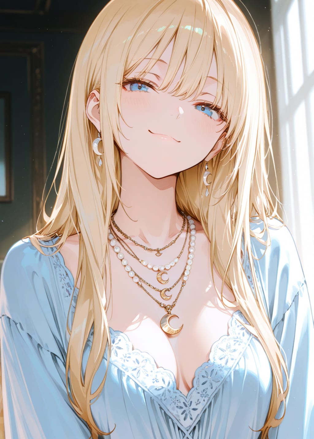 ネックレスたくさん装備