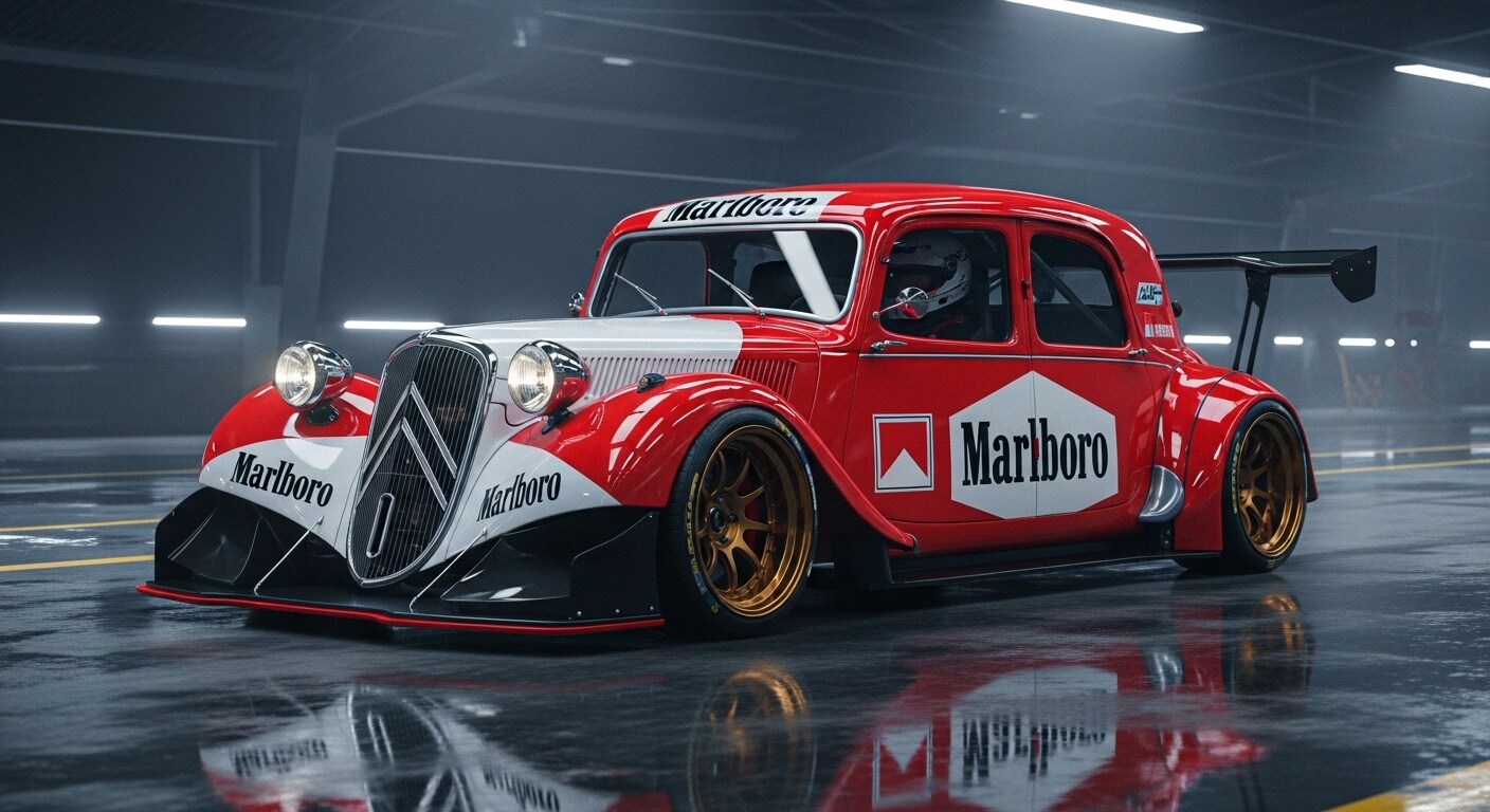 マルボロシトロエンセダンレーシングカー | の人気AIイラスト・グラビア