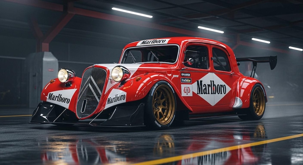 マルボロシトロエンセダンレーシングカー