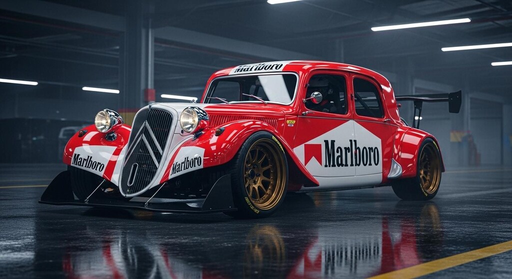 マルボロシトロエンセダンレーシングカー