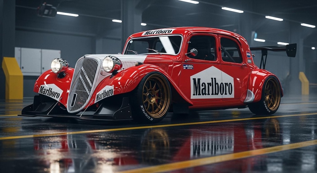 マルボロシトロエンセダンレーシングカー