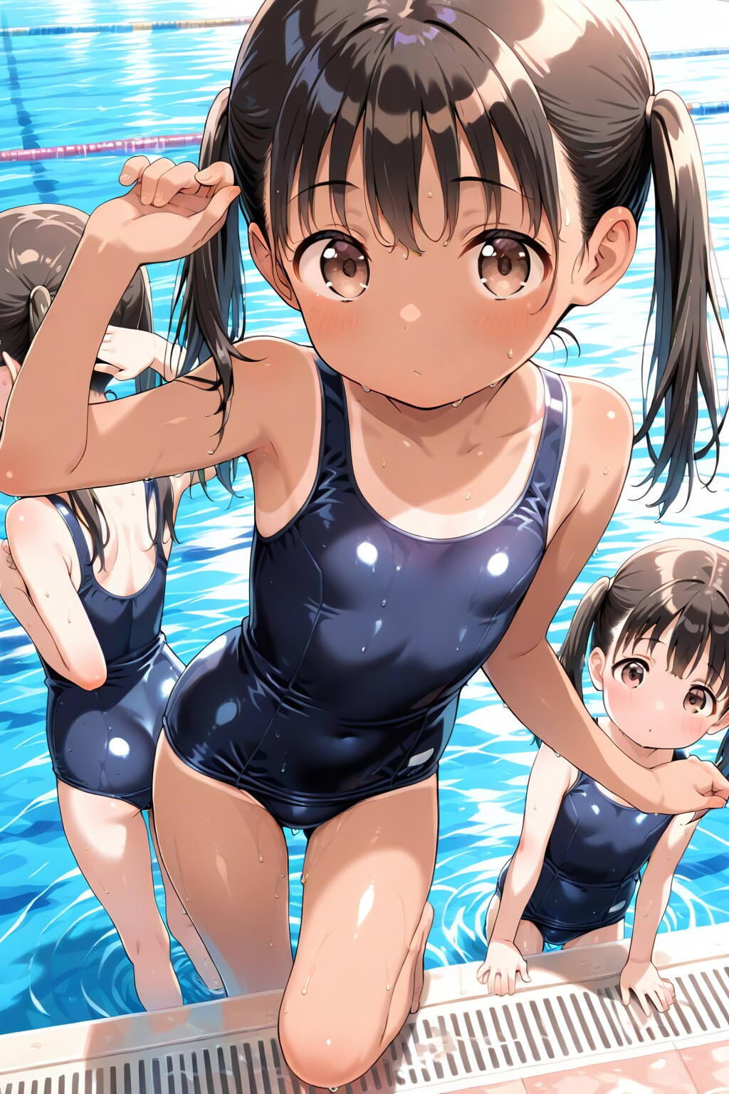 スク水美少女たち