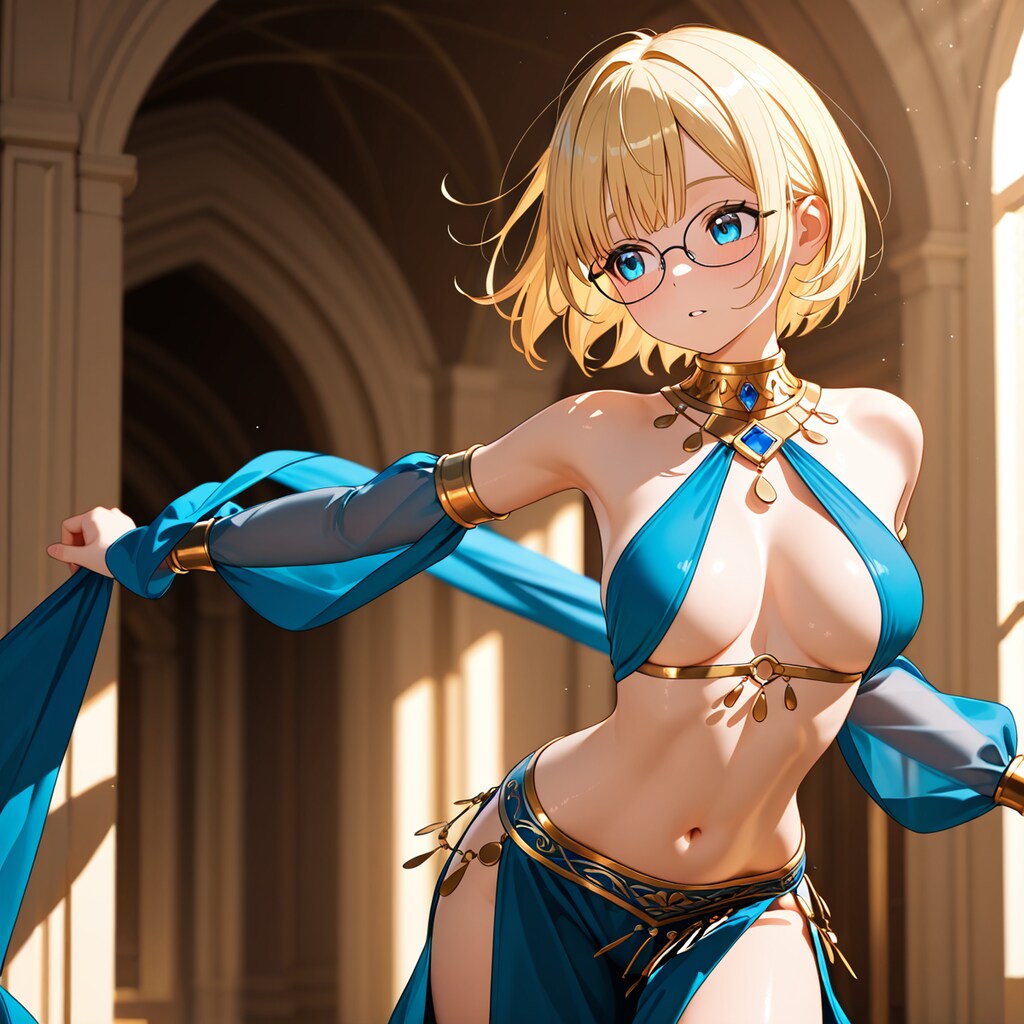 「こんなカッコで踊ってほしいの？ スケベ」