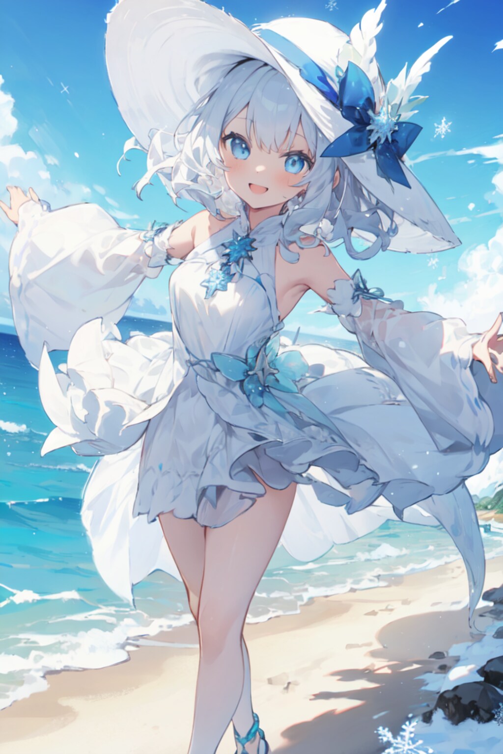 雪魔女さんとバカンス