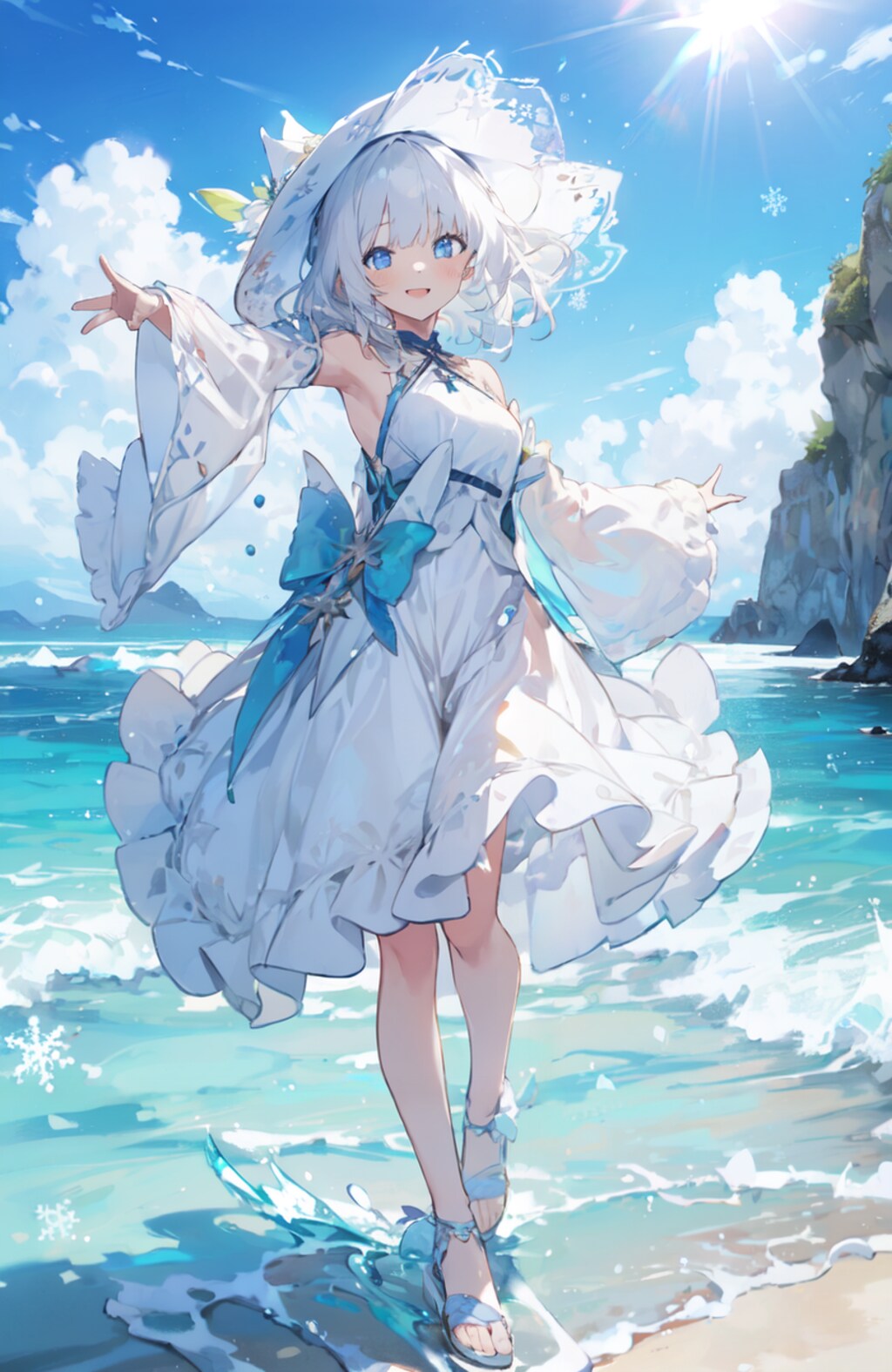 雪魔女さんとバカンス