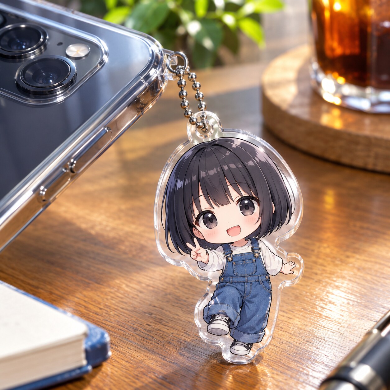 スマホのキャラクターキーホルダーな女の子 | の人気AIイラスト・グラビア