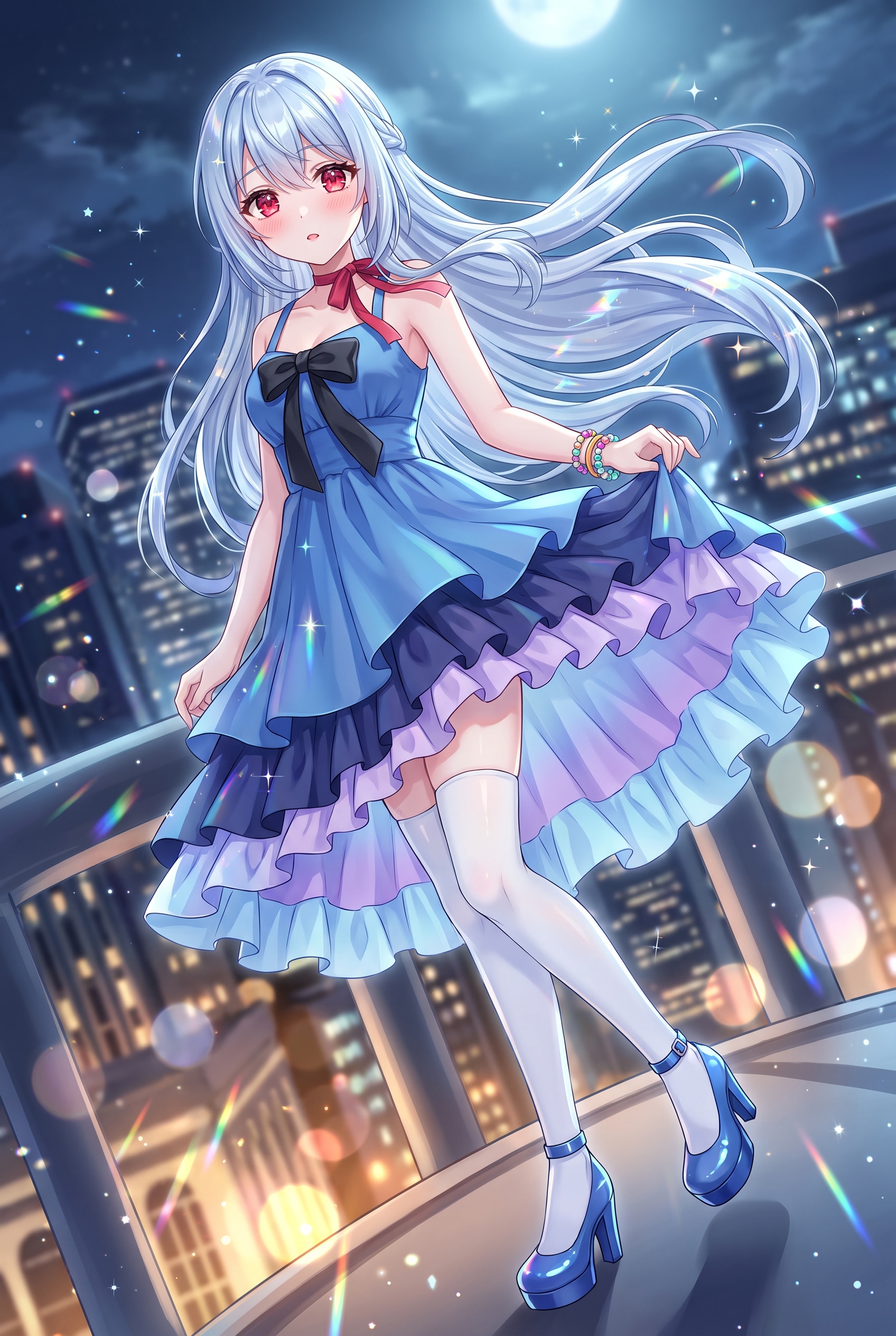 蒼月星彩舞 | の人気AIイラスト・グラビア