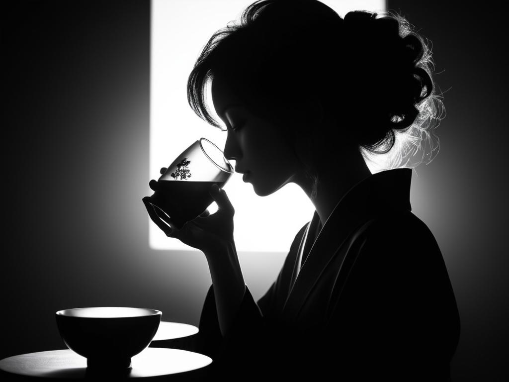 シルエット　日本酒
