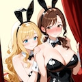 【澄香×エマ 】バニーガール（逆転バージョン） 2枚目
