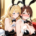 【澄香×エマ 】バニーガール（逆転バージョン） 10枚目