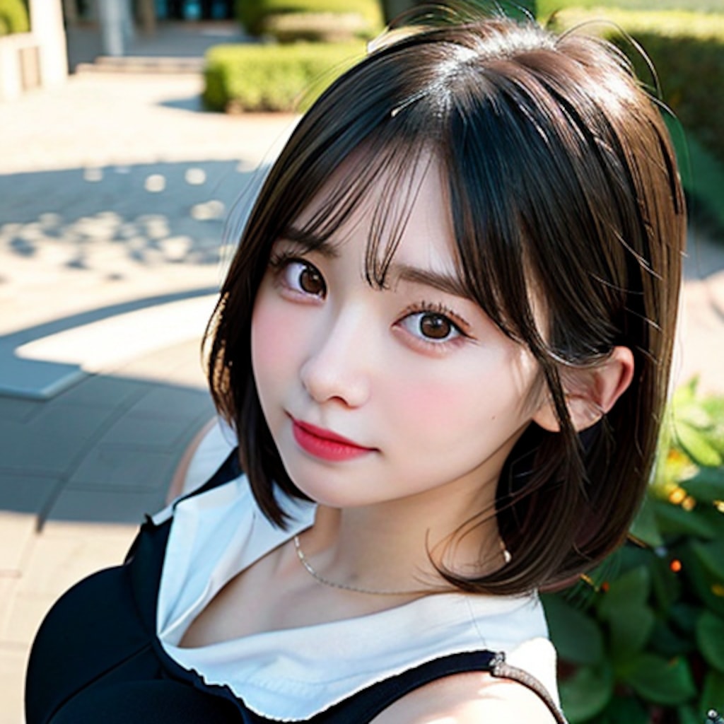 ショートヘアーがね