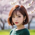 桜の花の下で 7枚目