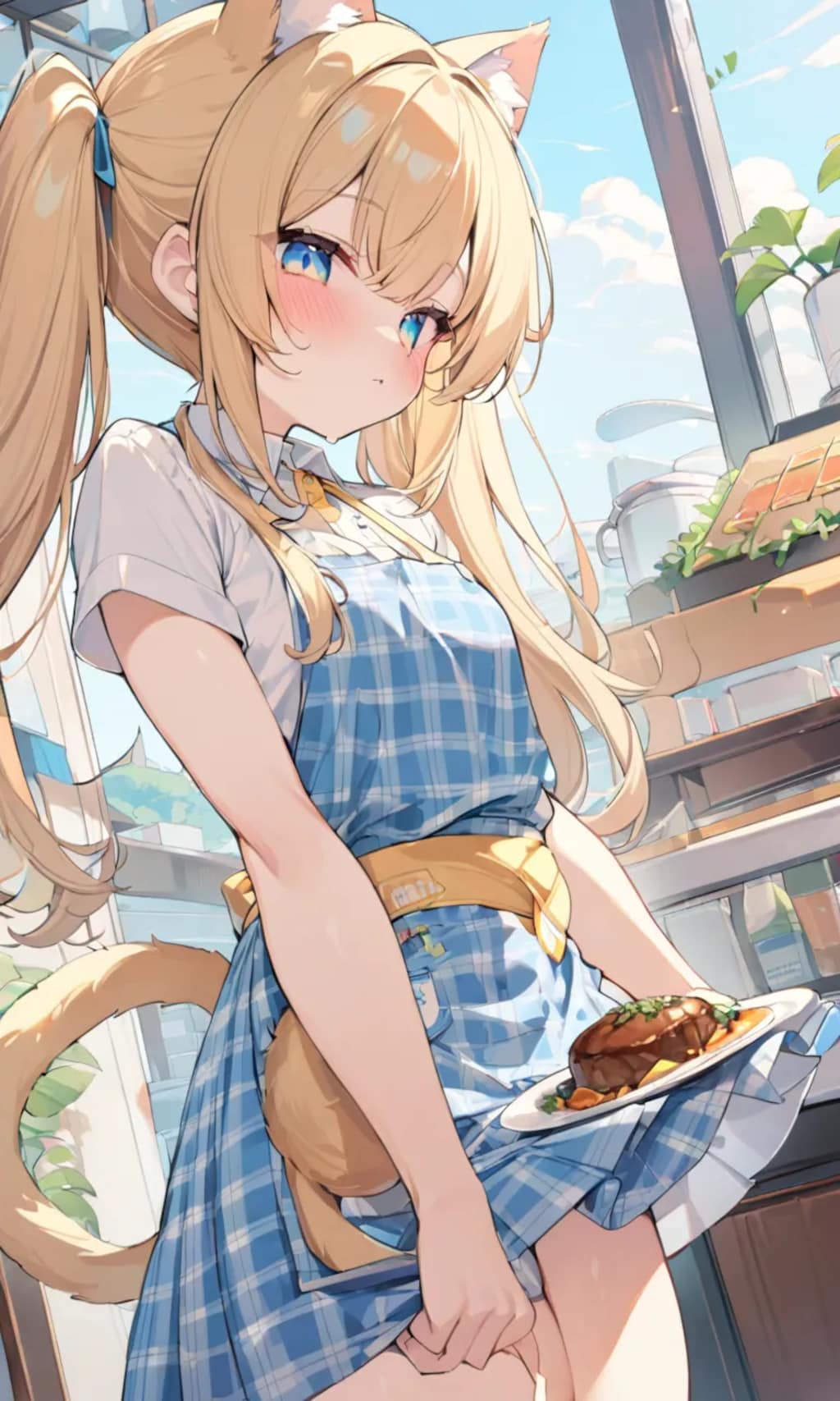 こるり「バイトです。しんどい」まや「接客はきちぃ」